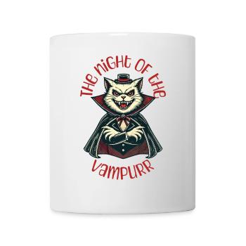 Vampire Cat The Night of the Vampurr - Mug - white - Front