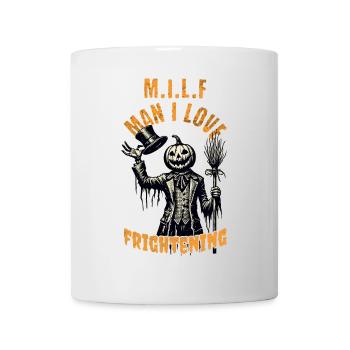 Halloween Pumpkin Head M.I.L.F Man I Love - Mug - white - Front