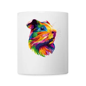Cochon d’Inde Rongeurs Capybara Rongeur mignon - Mug blanc - blanc - Devant
