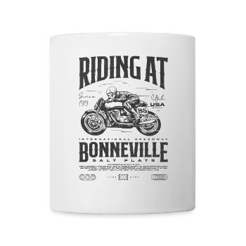 Bonneville Salt Flats Motorrad Geburtstag 1919 - Tasse - Weiß - Vorne