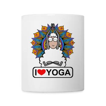 I Love Yoga - Mug - white - Front
