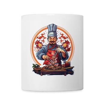 Hibachi Teppanyaki Bbq Japanese Cuisine - Mug - white - Front