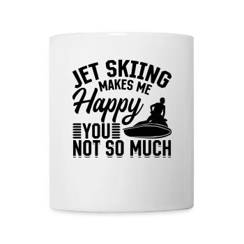 Le jetski me rend heureux pas tant que ça - Jetski - Mug blanc - blanc - Devant