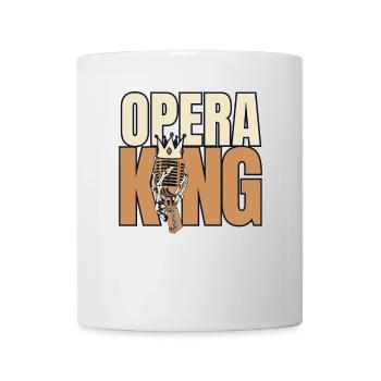 Opera King Opera House Tenor Singer Vocalist - Mug - white - Front