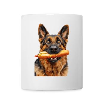 Deutscher Schäferhund - Tasse - Weiß - Vorne