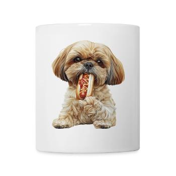 Shih Tzu - Tasse - Weiß - Vorne