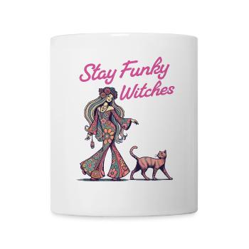 Lustiger Hexen Spruch Katzenliebhaber Hexe - Tasse - Weiß - Vorne