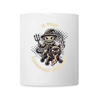 Halloween Mood Pure Creepy Evil Witch With - Mug - white - Front