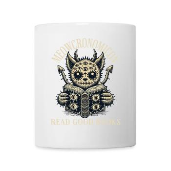 Meowcronomicon Read Good Books - Mug - white - Front