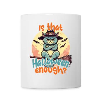 Is Halloween enough? Cat fun - Mug - white - Front