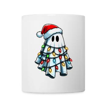 Mignon fantôme Halloween costume Noël H - Mug blanc - blanc - Devant