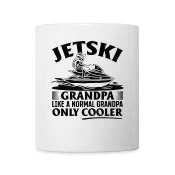 Jetski Papi comme un Papi normal juste plus cool - - Mug blanc - blanc - Devant