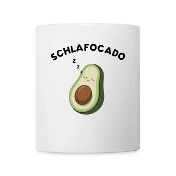 Schlafocado - Design d’avocat amusant - Mug blanc - blanc - Devant