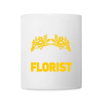 Fleuriste Fleur Florale Fleuristerie - Mug blanc - blanc - Devant
