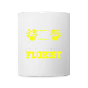 Fleuriste Fleur Florale Fleuristerie - Mug blanc - blanc - Devant
