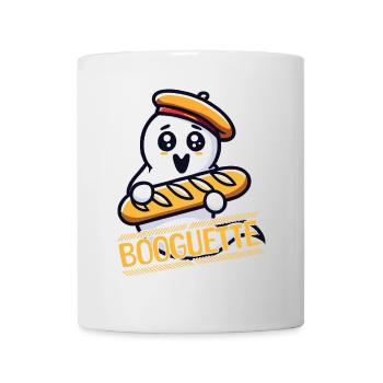 Ghost With Baguette Booguette Fun - Mug - white - Front