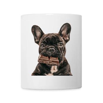 Bouledogue français - Mug blanc - blanc - Devant