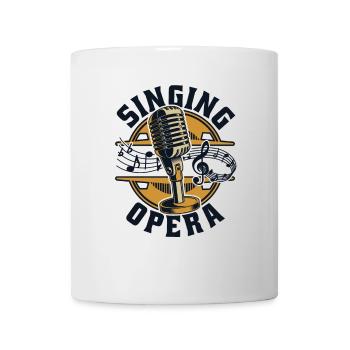 Singing Opera Opera House Vocalist Tenor Singer - Mug - white - Front