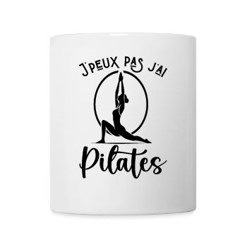 Ich kann nicht Pilates haben - Tasse - Weiß - Vorne