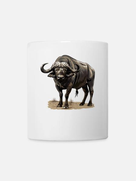 Buffalos Buffalo Büffel - Tasse - Weiß
