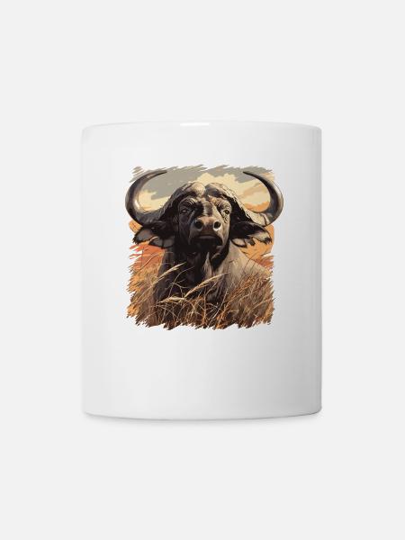 Buffalos Buffalo Büffel - Tasse - Weiß