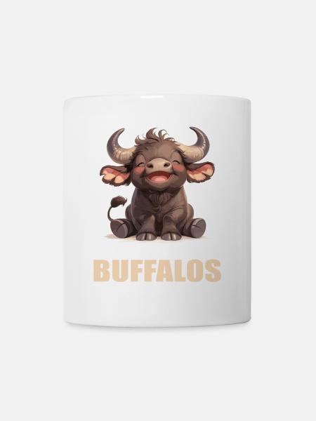 Buffalos Buffalo Büffel - Tasse - Weiß