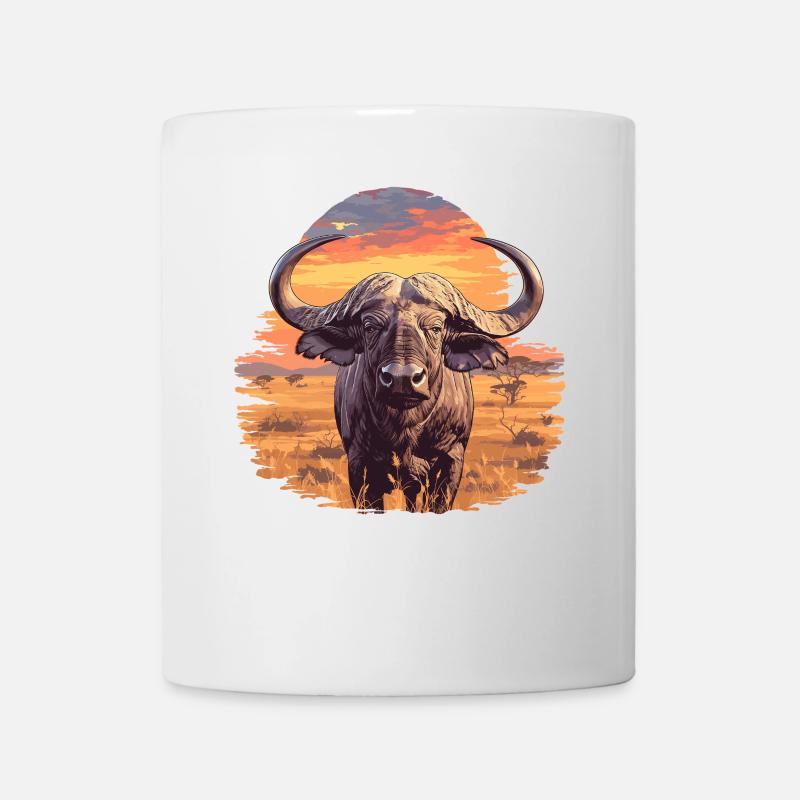 Buffalos Buffalo Büffel - Tasse - Weiß