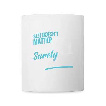Fishing Who says this size doesn't matter - Mug - white - Front