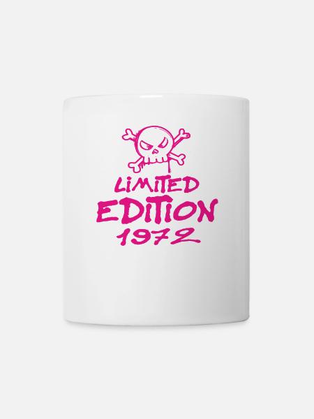 Edition Limitée 1972 Anniversaire Né 1972 - Mug blanc - blanc