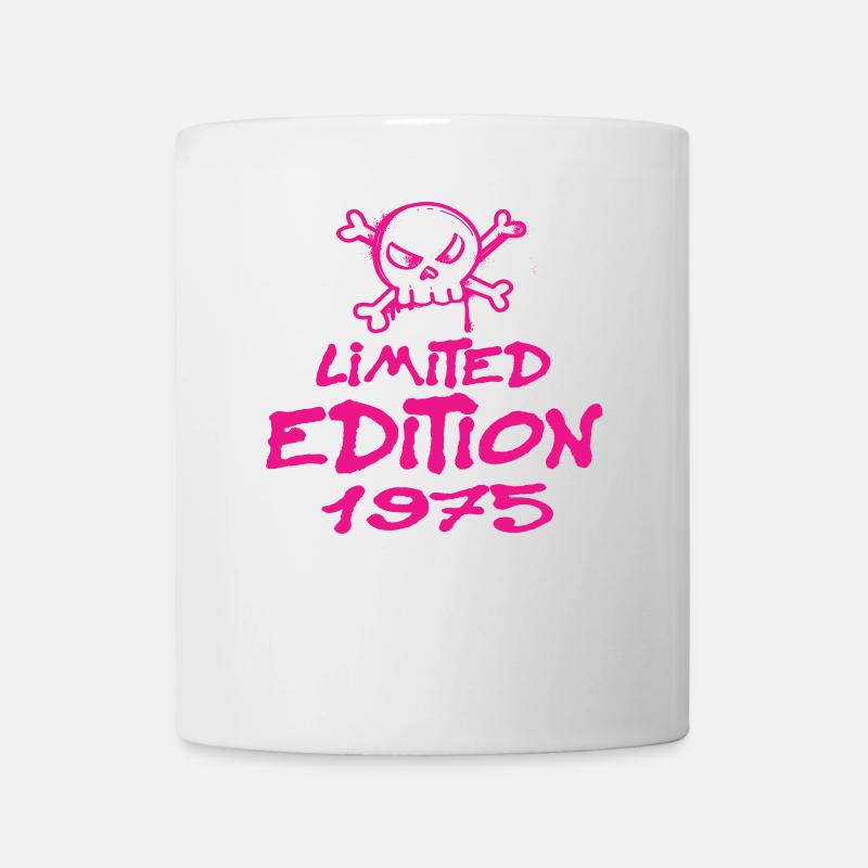 Edition Limitée 1975 Anniversaire Né 1975 - Mug blanc - blanc