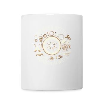 Oft wandern, immer staunen - Tasse - Weiß - Vorne