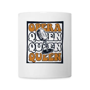 Opera Queen Opera House Tenor Singer Vocalist - Mug - white - Front