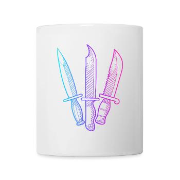 Butcher Knife Collectible Restoration Lover Knife - Mug - white - Front