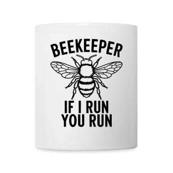 Beekeeper Saying Beekeeping Bee Funny Beekeeper Gift - Mug - white - Front