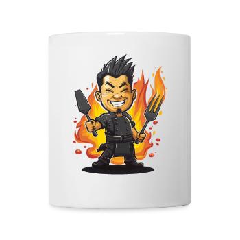Hibachi Teppanyaki Bbq Japanese Cuisine - Mug - white - Front