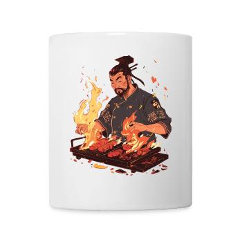 Hibachi Teppanyaki Bbq Japanese Cuisine - Mug - white - Front