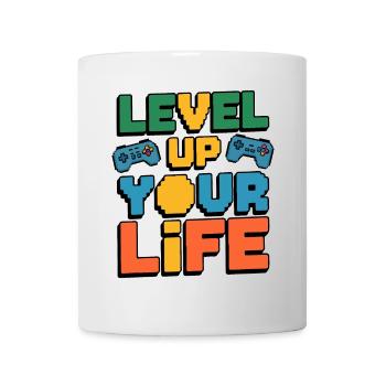 Améliorez votre vie - Motif pour les joueurs - Mug blanc - blanc - Devant