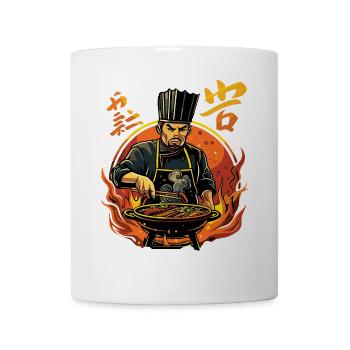 Hibachi Teppanyaki Bbq Japanese Cuisine - Mug - white - Front