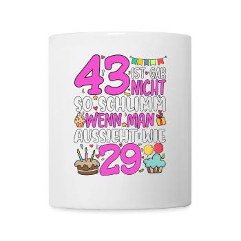 43 is not so bad - Mug - white - Front