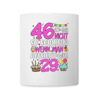 46 isn't so bad - Mug - white - Front