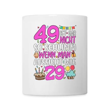 49 n’est pas si mal - Mug blanc - blanc - Devant