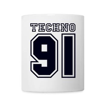 TECHNO 91 - Mug - white - Front