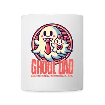 Ghoul Dad Stylish Ghost Motif - Mug - white - Front