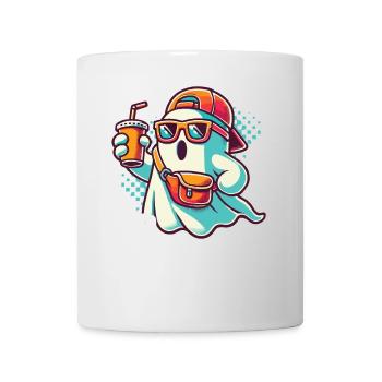 Bouillon fantôme au lieu de Boo élégant - Mug blanc - blanc - Devant