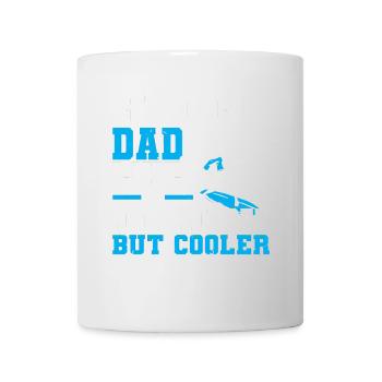 Surfing Dad Like A Normal Dad But Cooler Surfer - Tasse - Weiß - Vorne