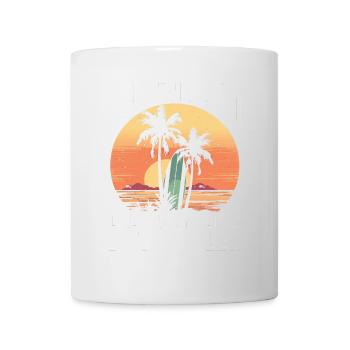 Surfing Dad Like A Normal Dad But Cooler Surfer - Tasse - Weiß - Vorne