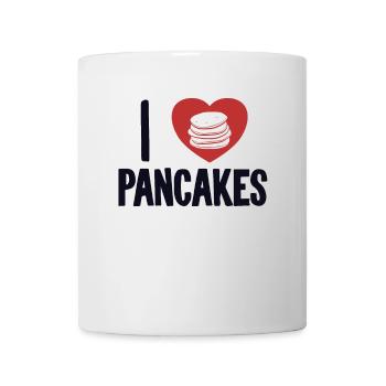 J’adore les recettes de crêpes Griddlecake Flapjack - Mug blanc - blanc - Devant
