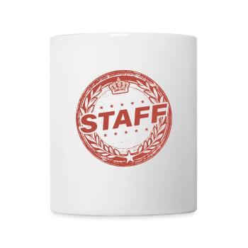 Staff Vintage Circle - Mug - white - Front