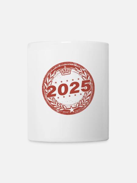 2025 jahr - Tasse - Weiß
