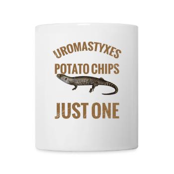 Les uromastyxes sont comme des chips qu’ils - Mug blanc - blanc - Devant